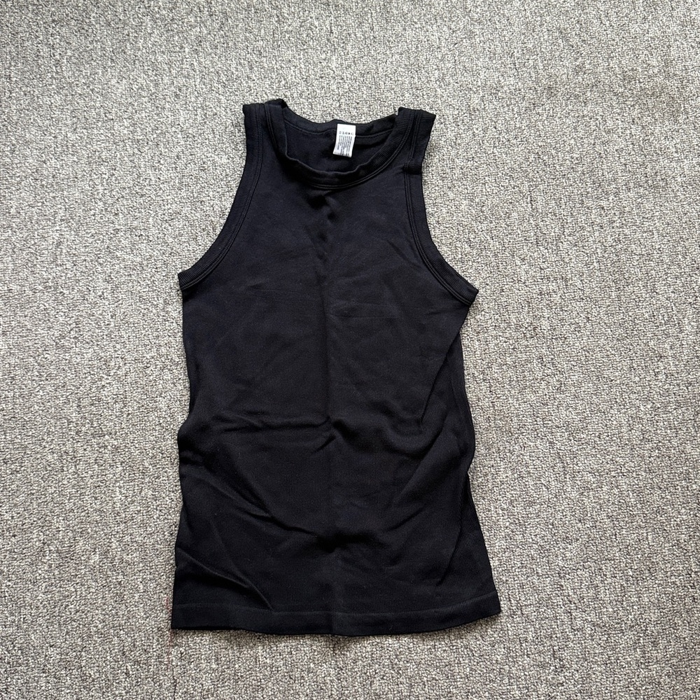 90 Degree By Reflex Seamless Black Tank